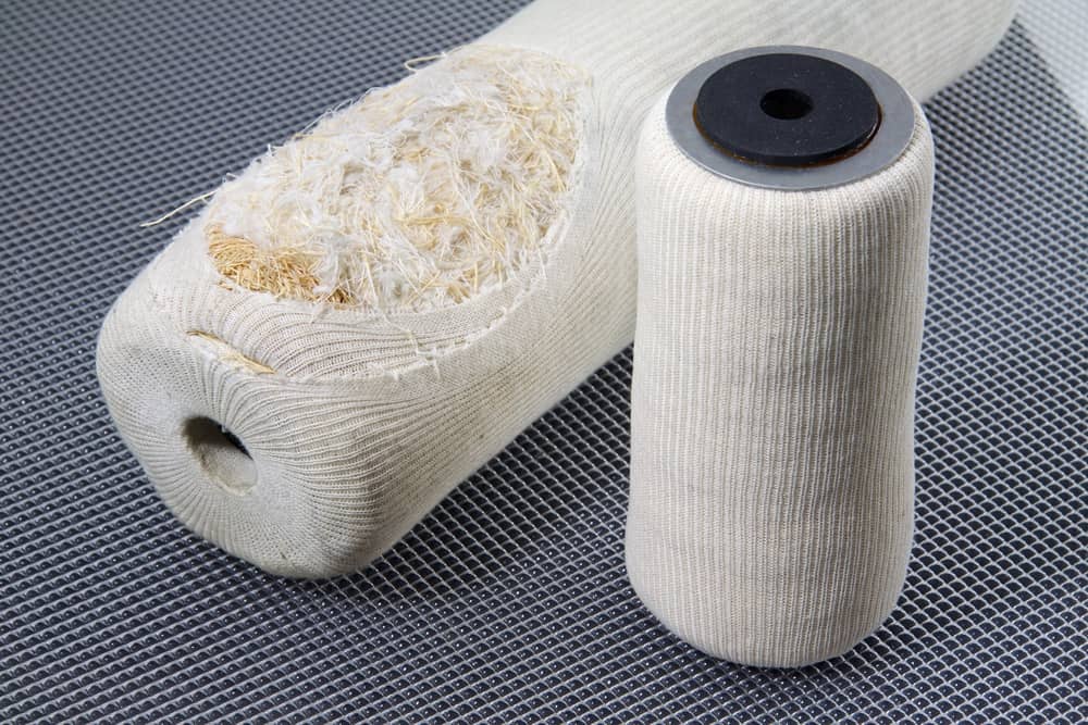 Oil filter made with recycled fibers